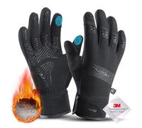 kyncilor Guantes de invierno impermeables para hombre y mujer, pantalla táctil, antigolpes, guantes de bicicleta de invierno para correr, ciclismo, moto, esquí