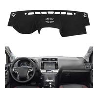 KYNEPSBH Compatible con Toyota Land Cruiser Prado 2018 2019, cubierta de salpicadero, cubierta de salpicadero, alfombrilla negra para salpicadero, accesorios de coche