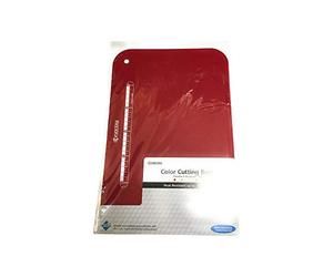 Kyocera CC-100RD, tapete de corte de plástico, flexible, antideslizante, fácil de limpiar, resistente al calor hasta 100 ° C, incluidas las dimensiones para un corte preciso, rojo