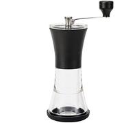 KYOCERA CM-40, café, Molinillo de cerámica, Tapa Ajustable Gruesa a Fina, extraíble, fácil de llenar y Limp Macina regolabile per caffè, Negro, 8.2x16x21.9 cm