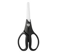 Kyocera csl-07wh-bk tijeras, Circonita, mango negro de cerámica con hojas de color blanco