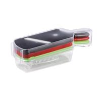 KYOCERA CSN-550 Set contenitore CS202BK, CSN182SRD e grattugia, Hoja cerámica, Multicolor, 29.5x10.1x10.2 cm