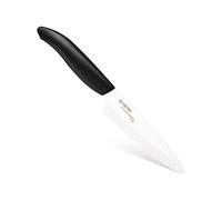 Kyocera Cuchillo para Uso Universal 11 cm FK Series puntilla, Acero, Negro, Centimeters