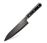 KYOCERA KTN de 180 de Hip kizuna Serie - Cuchillo de cerámica. Cubierto con Incluido Hoja de cerámica con Arena Jardín Estructura de Onda. Mango de Madera de Pakka. Longitud de la Hoja: 18 cm.