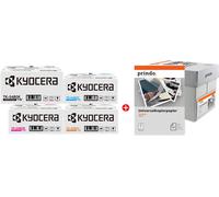 Kyocera + Prindo Universal Papier 2500 Blatt Value Pack negro / cian / magenta / amarillo / Blanco Original TK-5480 MCVP
