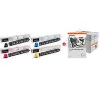 Kyocera + Prindo Universal Papier 2500 Blatt Value Pack negro / cian / magenta / amarillo / Blanco Original TK-8525 MCVP 01