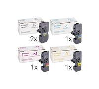 Kyocera TK-5240 - Pack de 5 cartuchos de tóner (2 en negro, amarillo, cian, magenta)