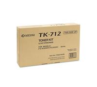 Kyocera TK712 tóner y Cartucho láser - tóner y Cartuchos láser (Cartucho, Negro, láser, FS-9130, FS-9430)
