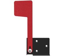 KYODOLED Kit de bandera de buzón de metal con adhesivo de número, bandera roja adhesiva profesional 3M para buzón de pared/postmontaje, no necesita herramientas