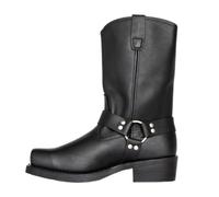 KYOESCAI Botas De Punta Ancha para Hombre Botas De Vaquero Occidentales con Remaches
