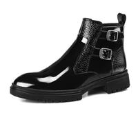 KYOESCAI Botas Vaqueras para Hombre, Botas Chelsea De Moda Occidental, Antideslizante Botas De Vestir con Hebillas