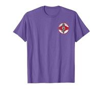 Kyokushin Karate Symbol Kyokushinkai Dojo Training Camiseta, Hombre, Morado Jaspeado, XL