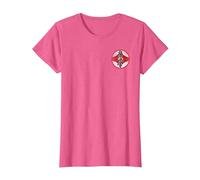 Kyokushin Karate Symbol Kyokushinkai Dojo Training Camiseta, Mujer, Rosa Jaspeado, XS