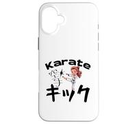 Kyokushin Kenpo Shotokan Karate para Adultos y niños, Karate Girl Carcasa para iPhone 16 Plus