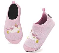 Kyopp Niños Zapatillas Niñas Ligeras Zapatillas Deslizantes Calcetines de Casa Transpirables Calcetines de Punto Niños Pequeños Bebé