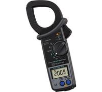 Kyoritsu Kew 2009r Pinza amperimétrica digital compacta para la tamaño TRMS de corriente AC/DC, tensioni AC/DC, resistencia, continuidad, frecuencia, Picco, Gris