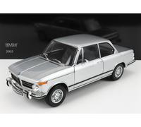 KYOSHO 1/18 ÉPOCA BMW 2002TII 1972 PLATA MODELISMO MODELO ESTÁTICO DIECAST