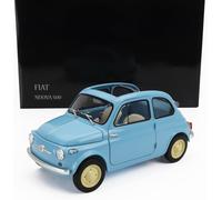 KYOSHO 1/18 FIAT 500D CABRIOLET ABIERTO 1960 CELESTE MODELO ESTÁTICO DIECAST