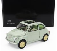 KYOSHO 1/18 FIAT 500D CABRIOLET ABIERTO 1960 VERDE MODELO ESTÁTICO DIECAST