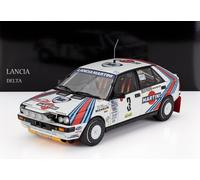 KYOSHO 1/18 LANZA DELTA HF MARTINI RALLY MONTECARLO 1988 SABY MODELO ESTÁTICO