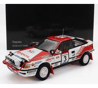 KYOSHO 1/18 TOYOTA CELICA GT FOUR 3 GANADOR RALLY SAFARI 1990 MODELO ESTÁTICO
