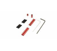 Kyosho Barras de Acoplamiento Set Aluminio Rojo Mini-Z 4X4 MX01- Wb 120mm / K.