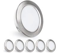 KYOTECH Focos LED Empotrables 230V 2700K 55-60mm 4W 440LM 6PCS Níquel