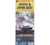 International Travel Maps Mapa Kyoto / Japan West