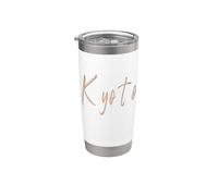 Kyoto Japón Diseño elegante vintage Vaso térmico de acero inoxidable de doble pared