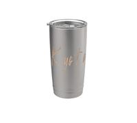 Kyoto Japón Diseño elegante vintage Vaso térmico de acero inoxidable de doble pared