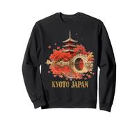 Kyoto Japón Pagoda Otoño Hojas Paisaje Temporada Otoño Sudadera