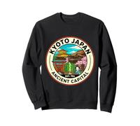 Kyoto Japón Round Travel Souvenir City Landmark Turista Regalo Sudadera