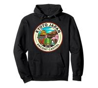 Kyoto Japón Round Travel Souvenir City Landmark Turista Regalo Sudadera con Capucha