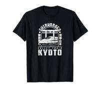 Kyoto Japón Shinkansen Bullet Train Anime Kanji Souvenir Camiseta
