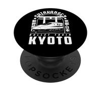 Kyoto Japón Shinkansen Bullet Train Anime Kanji Souvenir PopSockets PopGrip Adhesivo