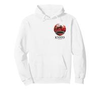 Kyoto Japón Templo Otoño Paisaje Arte Recuerdo Sudadera con Capucha