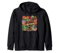 Kyoto Japón Viaje Souvenir Ciudad Monumento Turístico Regalo Sudadera con Capucha