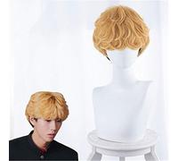 Kyou Kara Ore Wa Mitsuhashi Takashi Peluca rizada corta Cosplay Disfraz Hombres Pelucas de pelo sintético resistente al calor Juego de roles Pelucas