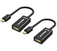 Kyper USKyper-4777 - Adaptador 4K Mini DisplayPort a HDMI, 4K a 30Hz Mini DP/Thunderbolt 2 a HDMI, chapado en oro, compatible con MacBook Air/Pro, iMac, Surface Pro, Dell XPS, ThinkPad