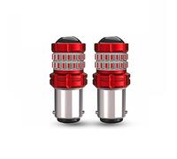 KYPSZQPSH 2 uds 1157 P21/5W BAY15D bombilla LED roja luces de freno Canbus PR21 BAZ15D P21/4W Auto DRL luces de parada de circulación diurna (Color : rojo, Size : 1157 BAW15D PR21-5W)