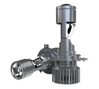 KYPSZQPSH Minibombillas for Faros Delanteros de Coche con proyector LED H4 de 100 W, minilente bi-LED, Lentes for proyector H4 de luz Alta y Baja