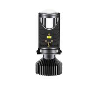 KYPSZQPSH Proyector LED H4/9003/HB2 Hi/Lo 40000LM for faros de coche, bombillas bi-LED con lente, proyector H4, mini proyector, proyector de faros, LHD, 12V/24V(1 pcs)