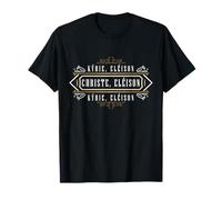 Kyrie Eleison Lord Christe Mercy Misa en latín Tradicional Camiseta
