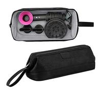 Kyrio Secador de Pelo Universal Bolsa de Almacenamiento con Cremallera Compatible con Dyson Supersonic secador de Pelo Dyson Airwrap Styler Accesorios (Negro)