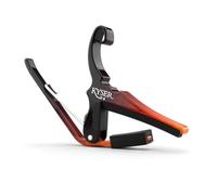 Kyser Cejilla Cambio-Rápido para guitarras acústicas de 6 cuerdas, Sunburst, KG6SNB