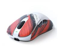 KYSONA Ratón inalámbrico para juegos, mouse ergonómico Bluetooth, mouse vertical ligero de 57 g, calcomanías antideslizantes, 400-24000 DPI, conexión con cable y 2.4 GHz y Bluetooth, Mars SE, color
