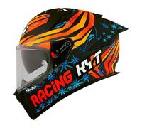 KYT Casco R2r Max Replica Fernandez 2022 Arancione/Blu/Nero Xs