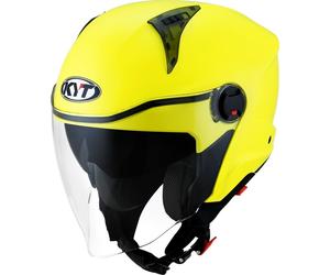 KYT D-City Plain Casco Jet, amarillo, Talla XS (53/54)