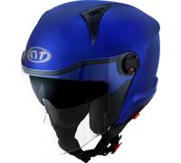 KYT D-City Plain Casco Jet, Azul, Talla S (55/56)