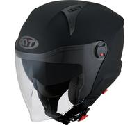 KYT D-City Plain Casco Jet, Black Matt, Talla L (59/60)